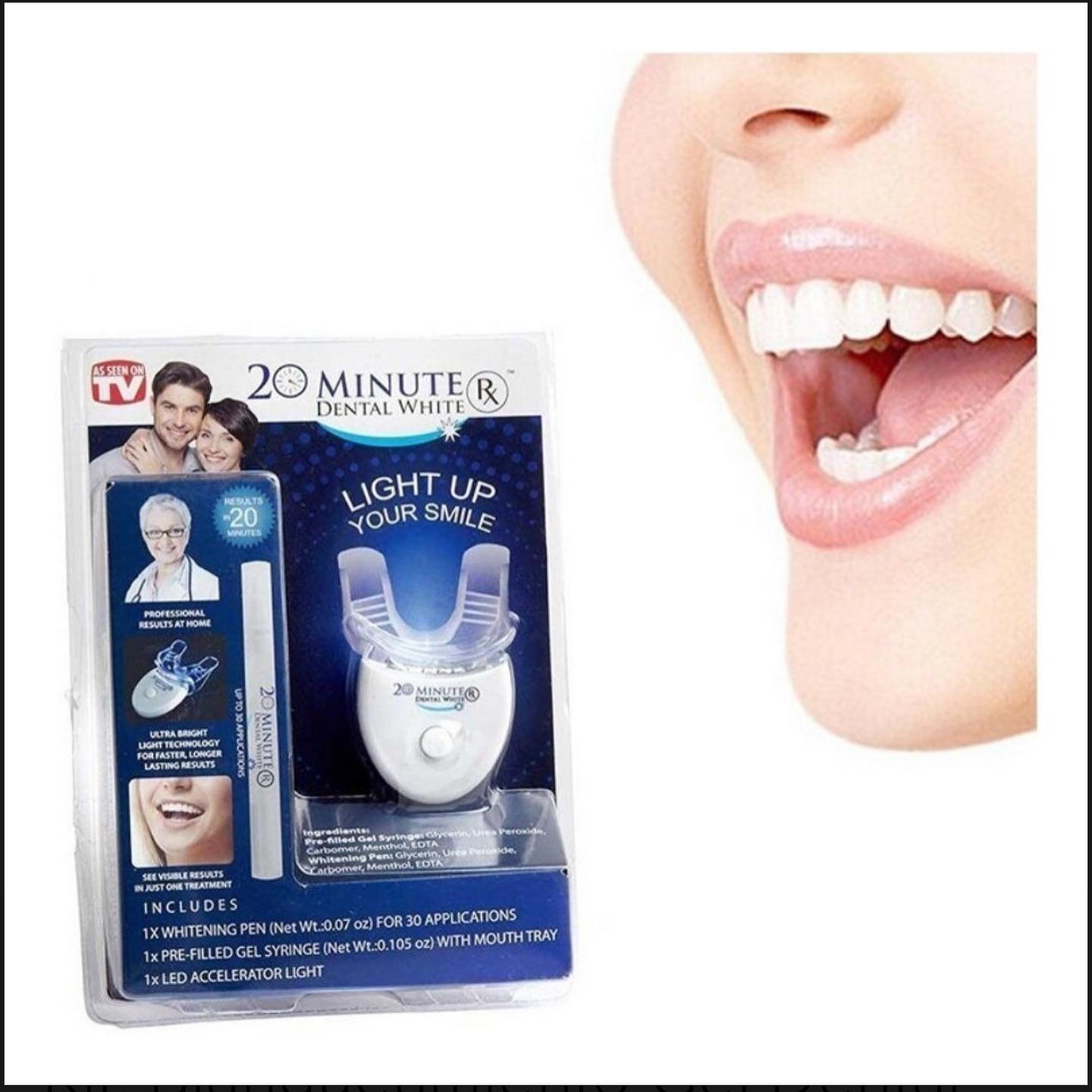 Blanqueador Dental ✨¡En 20 Minutos!🦷