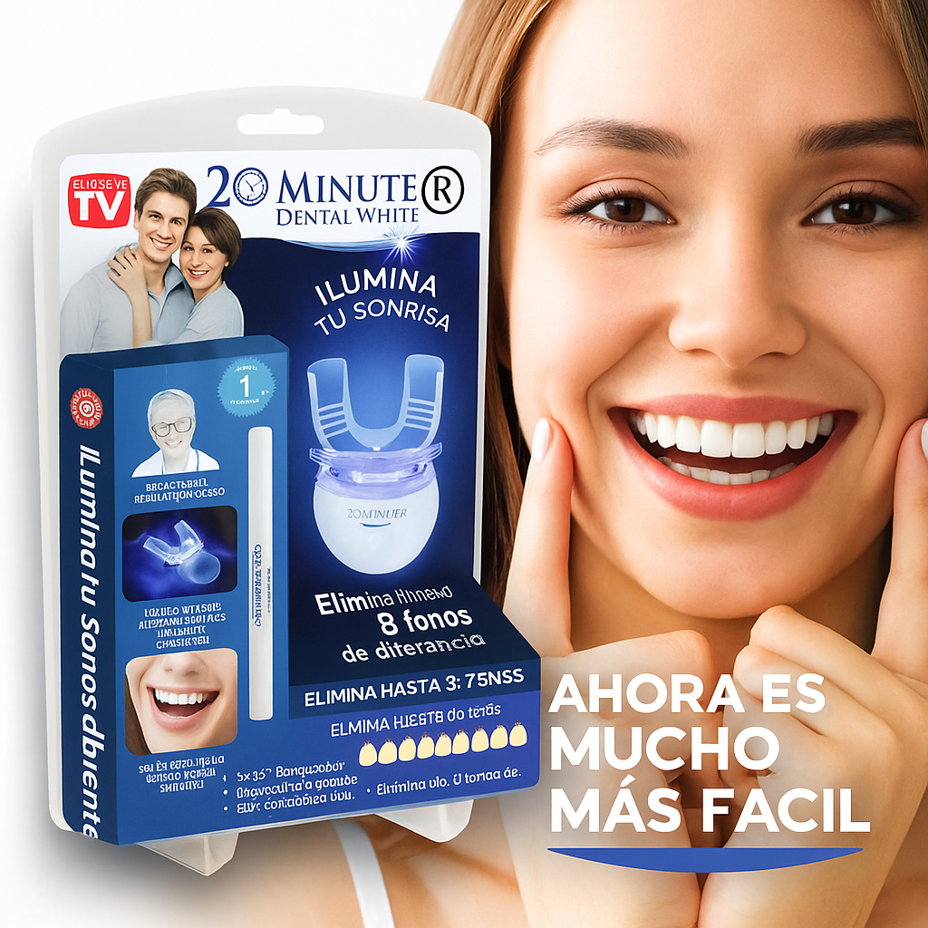Blanqueador Dental ✨¡En 20 Minutos!🦷