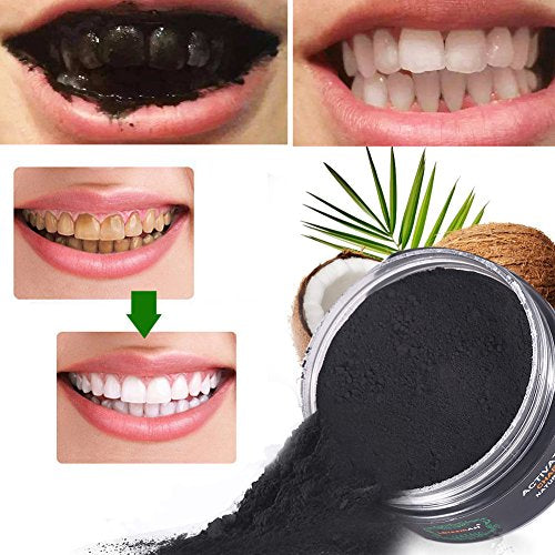 ¡Blanqueador De Dientes Orgánico Natural De Carbón Activado! 🌟🌿