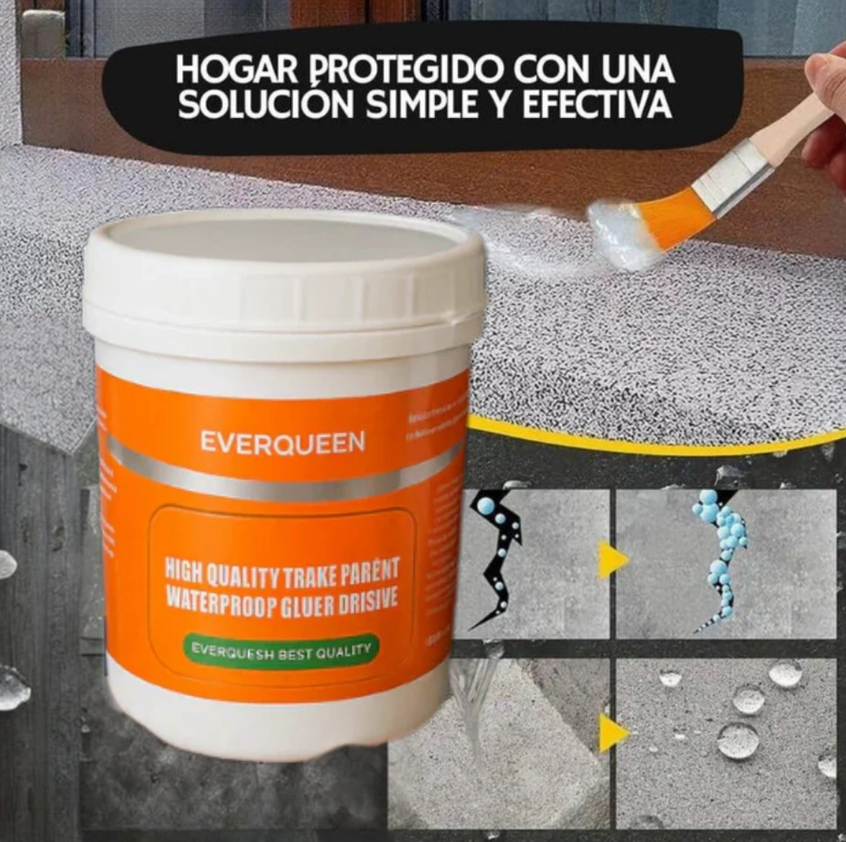 Sellador Impermeabilizador Transparente ¡Adíos Goteras!💧