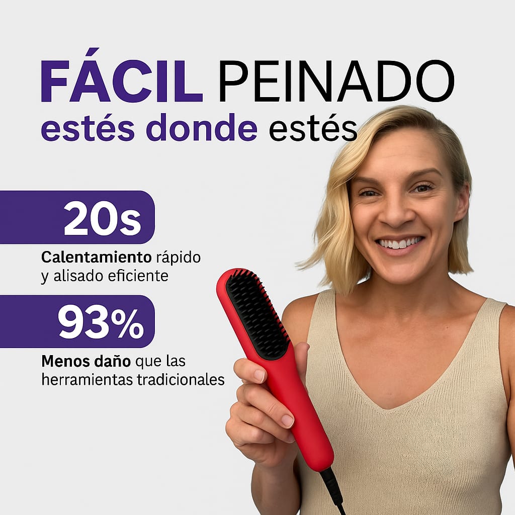 PEINE ELECTRICO ALISADOR